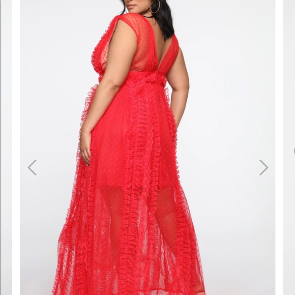 Fashion Nova Young & Beautiful Maxi Dress 1X & 2X - Picture 2 of 7